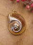 DQ GOLD shell pendant large