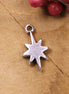 DQ silver shining star charm