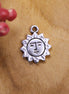 DQ silver sun charm