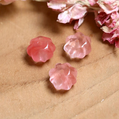 Kraal pompoenvorm cherry quartz