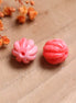 Pink bead - imitation coral pumpkin