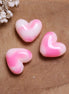 Acrylic bead pink heart