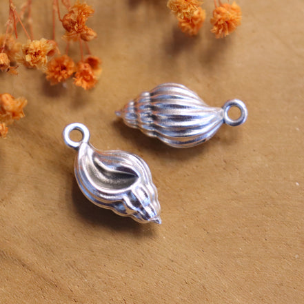 Bedel DQ zilver wulk schelpje