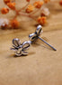 DQ silver bow stud