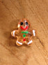 Kraal wit - glaskraal gingerbread