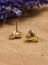 DQ GOLD Herz Ohrstecker