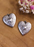 DQ silver vintage heart charm