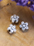 Perle DQ Silber Blume