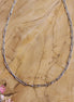 Stainless steel ketting zilver - paperclip