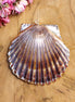 Gold plated large shell charm