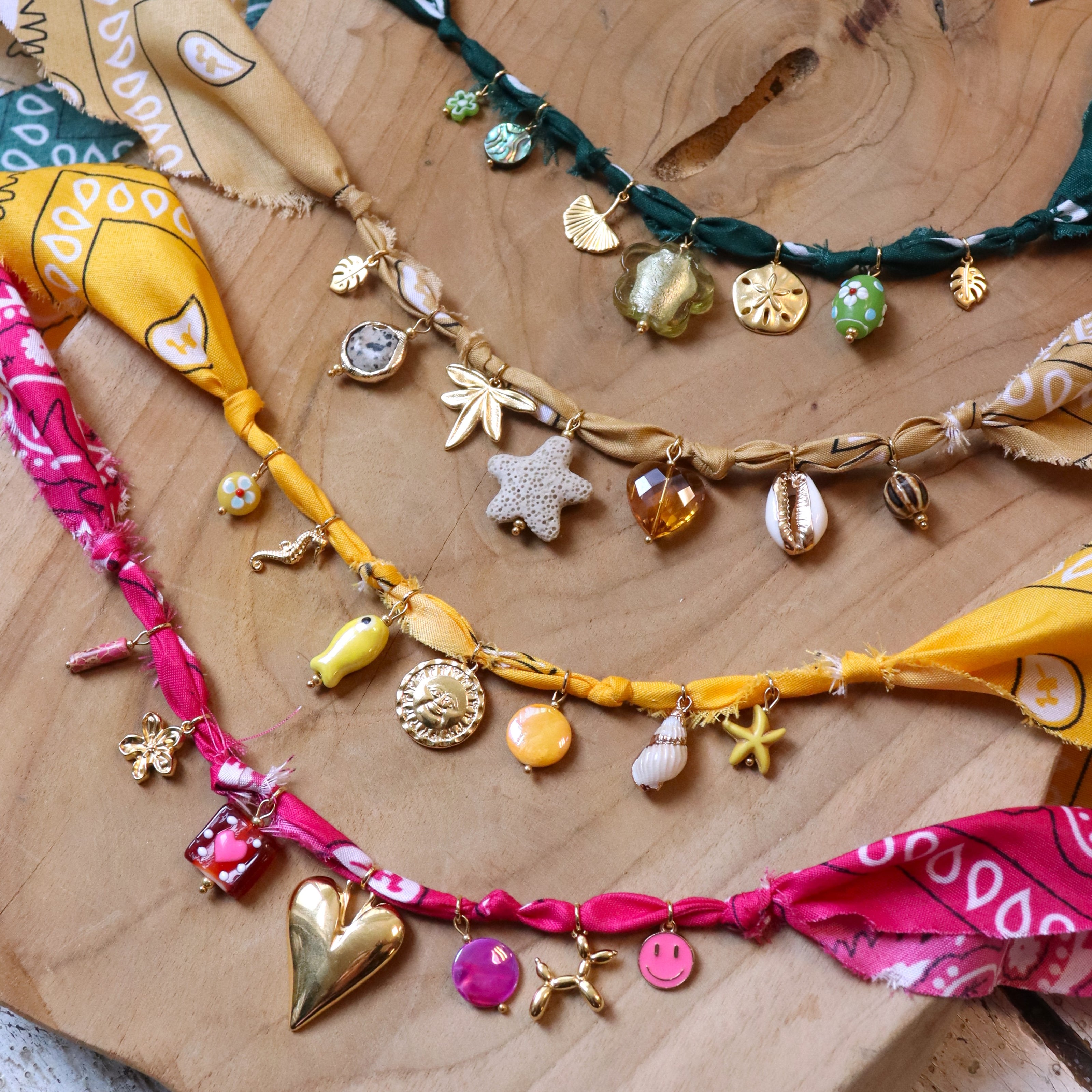 Bandana chain - yellow