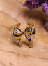 Stainless steel ring gold - bow