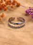 Stainless steel ring zilver - golf en bolletjes