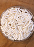 Bugle beads matte beige 5 grams