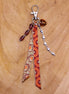 Bag charm - paars/bruin