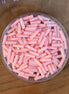 Bugle beads pink 5 grams