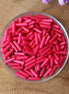 Bugle beads matte fuchsia 5 grams