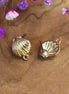 DQ GOLD shell stud with eye