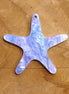 Resin hanger zeester - blauw