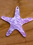 Resin hanger zeester - paars