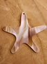 Resin hanger zeester - creme