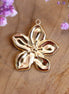 DQ GOLD large flower charm 