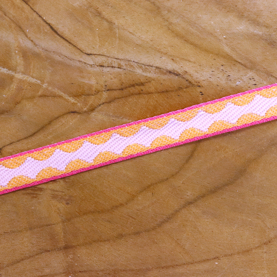 Ribbon sparkle pink-orange