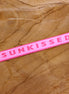 Lint sunkissed roze