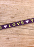 Ribbon love purple-green