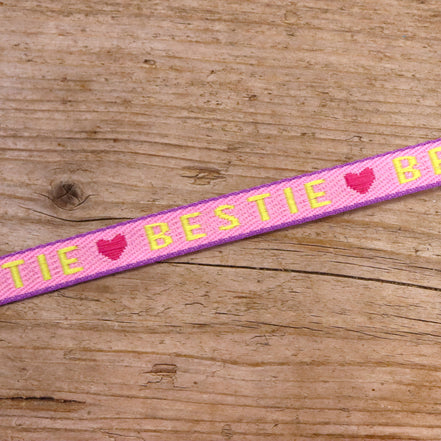 Ribbon bestie pink-lilac-yellow