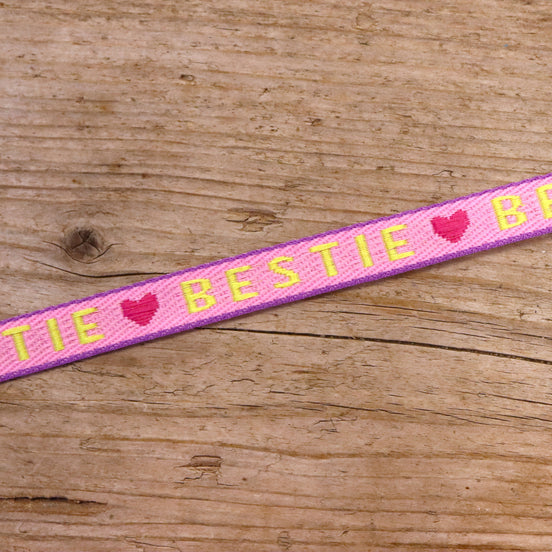 Lint bestie roze-lila-geel