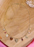 Charm-Halskette aus Edelstahl – mit goldenen Glasperlen