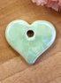 Ceramic heart - green