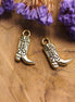 Enamel bedel - cowboylaars goud