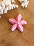 Bead pink - ceramic starfish