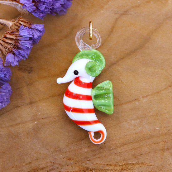 Kettingbedel - glazen zeepaard