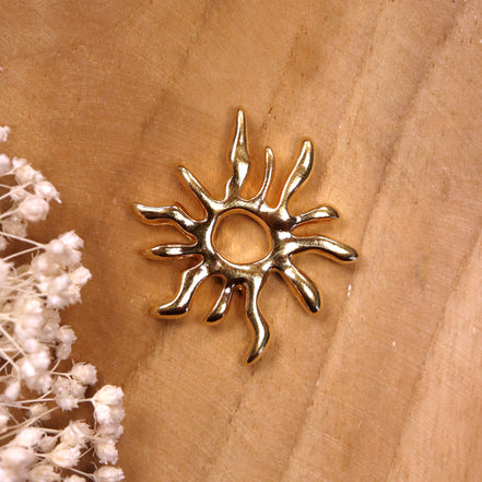 DQ GOLD pendant - open sun