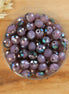 Rondel facetkralen 4x6 mm - Purple diamond coating