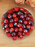 Rondel facetkralen 4x6 mm - Red diamond coating