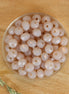 Rondell Facettenperlen 4x6 mm - Opal Misty Rose