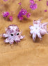 Purple bead - glass bead octopus