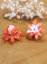 Orange bead - glass bead octopus
