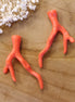 Bead orange - coral acrylic