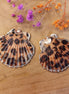 Muschel-Anhänger mit Leopardenmuster