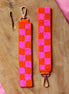 Schlüsselanhänger - ROSA/ORANGE
