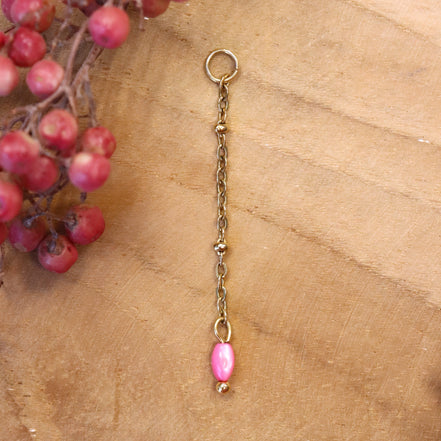 Earring clasp, Jasseron with scoop - gold
