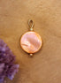 Earring holder orange shell - gold