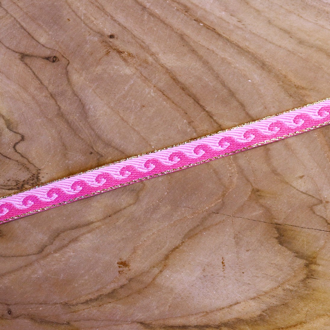 Ribbon wave rose gold
