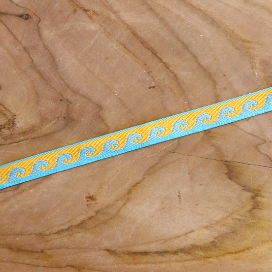 Band Welle orange-blau