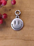 Ohrringanhänger Smiley - Silber